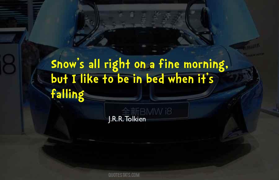 Falling Snow Quotes #558437