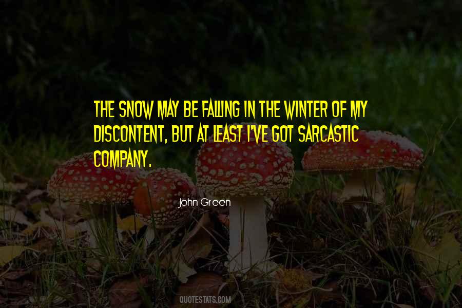 Falling Snow Quotes #768443