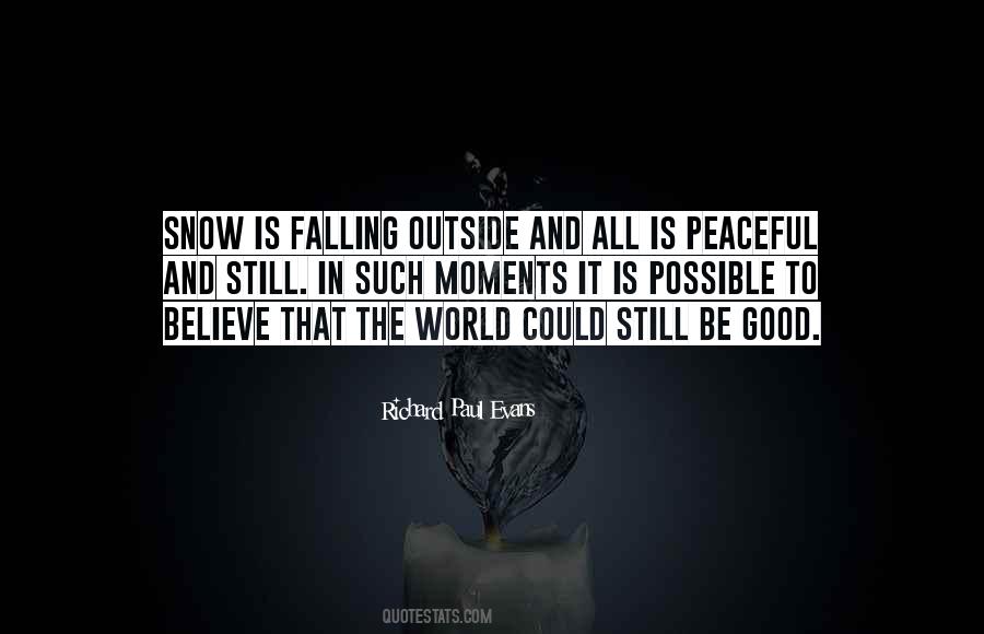 Falling Snow Quotes #97380