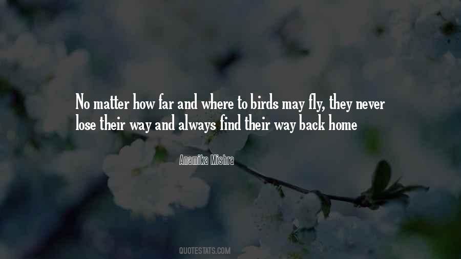 Quotes About Back Home #1094088