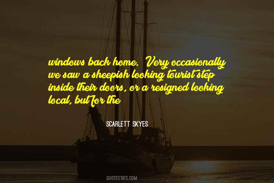 Quotes About Back Home #1213217