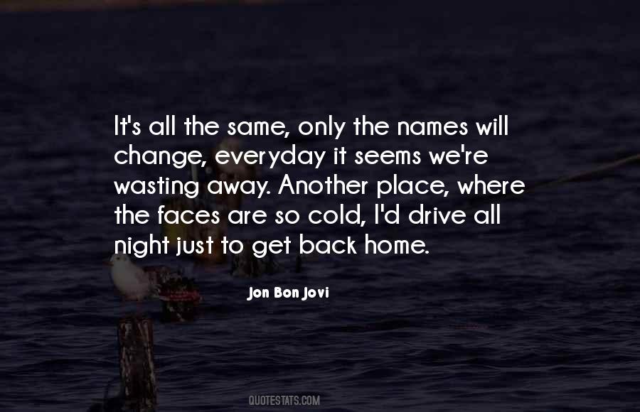 Quotes About Back Home #1300842