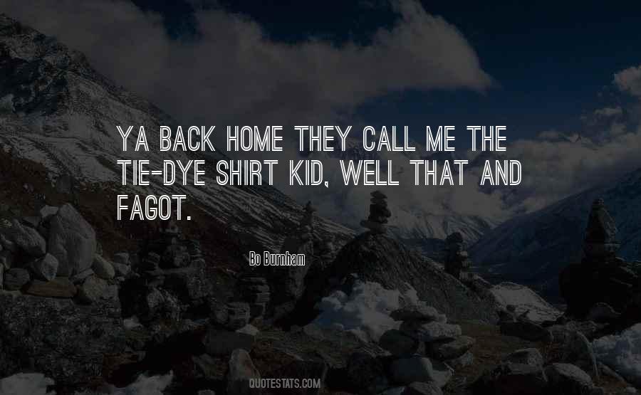 Quotes About Back Home #1410606