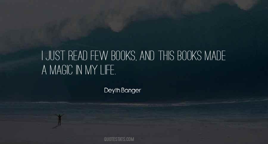 Quotes About Books And Magic #5579