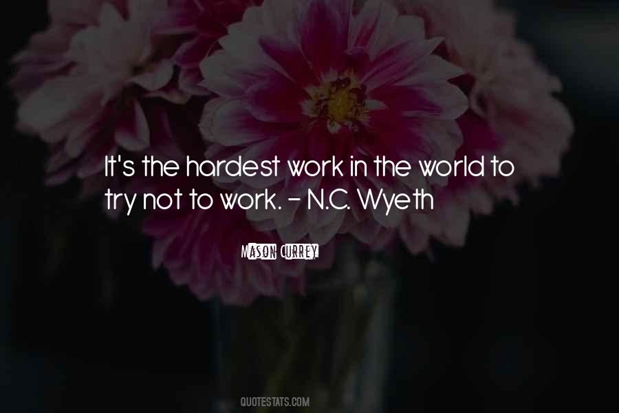 Work In The World Quotes #101817