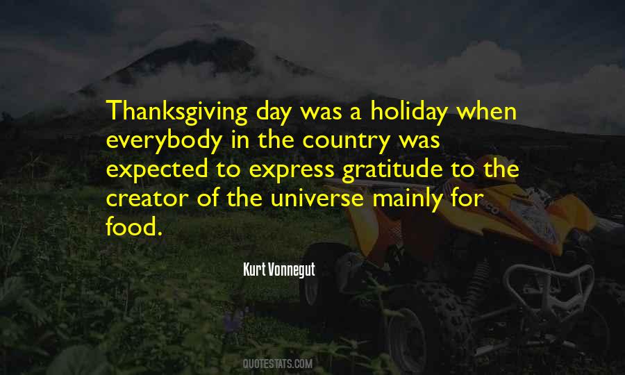 Quotes About Thanksgiving Holiday #1802488