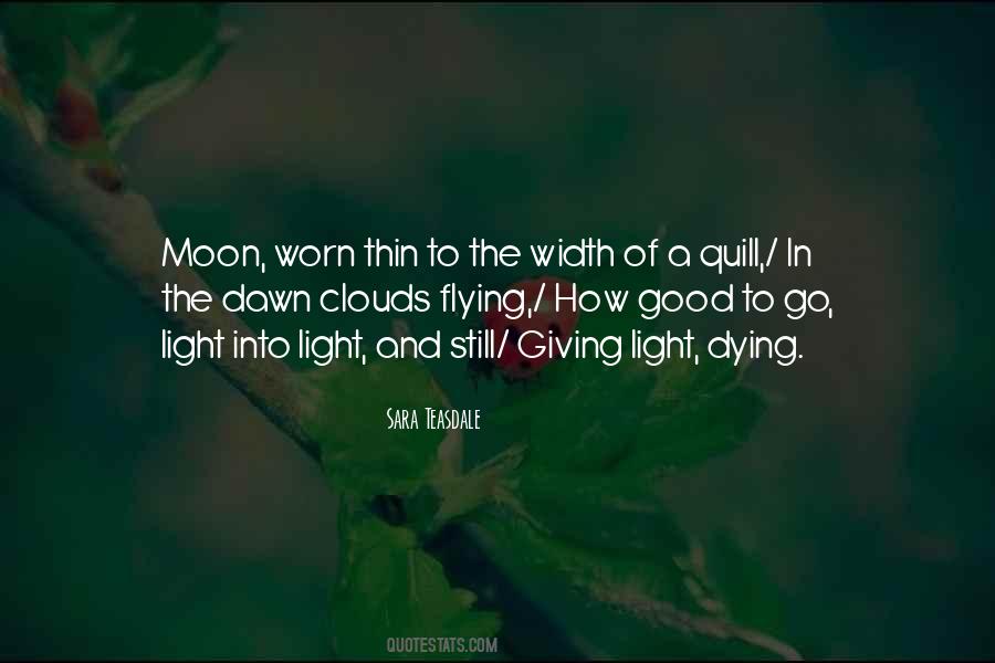 Quotes About Moon And Clouds #1469047