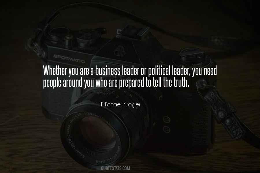 Quotes About Political Leadership #1685271