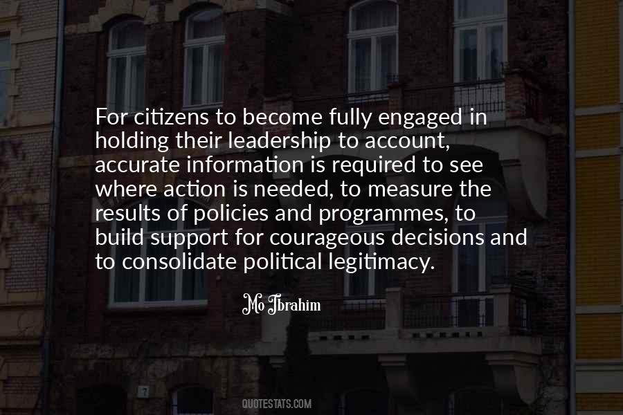 Quotes About Political Leadership #1814737