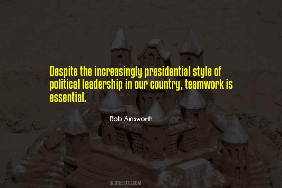 Quotes About Political Leadership #1835948