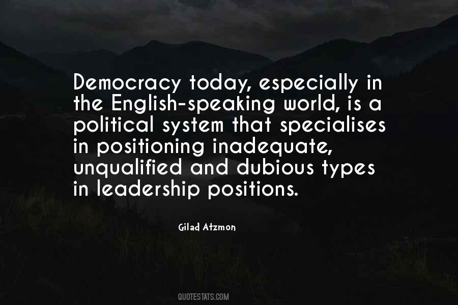 Quotes About Political Leadership #735895
