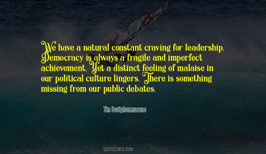 Quotes About Political Leadership #82286