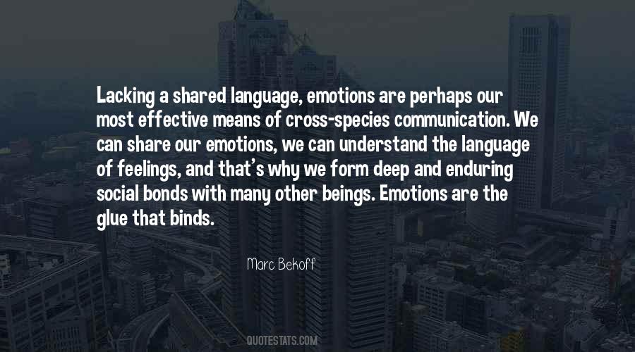 Feelings Emotions Language Quotes #500196