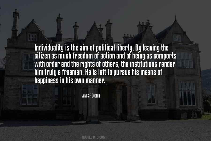 Quotes About Political Freedom #243231