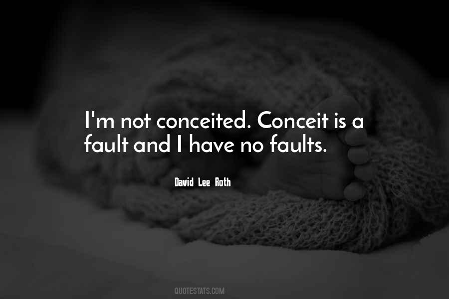 Quotes About Conceited #1399344