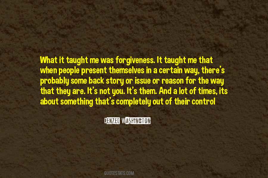 Story About Forgiveness Quotes #33593