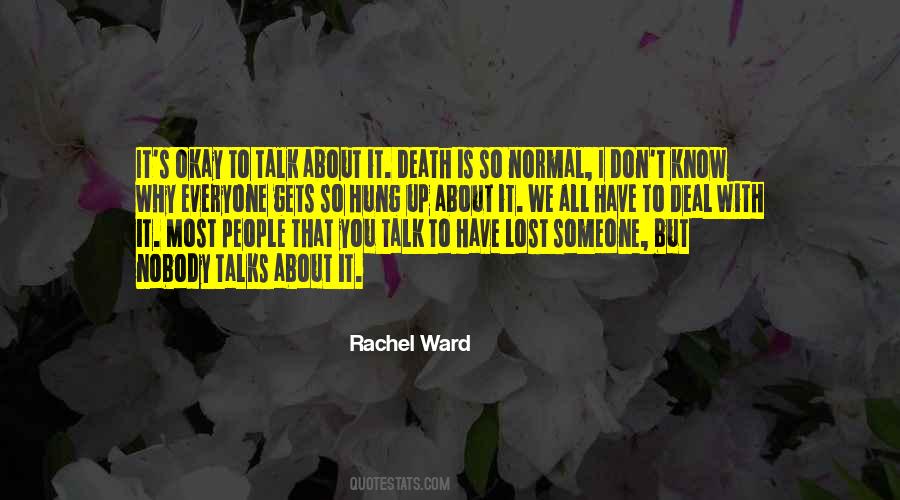 Quotes About Someone's Death #841154