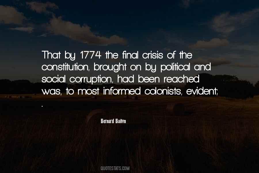 Quotes About Political Corruption #364170