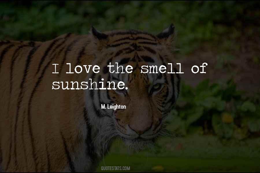 Quotes About The Smell Of Love #1028265