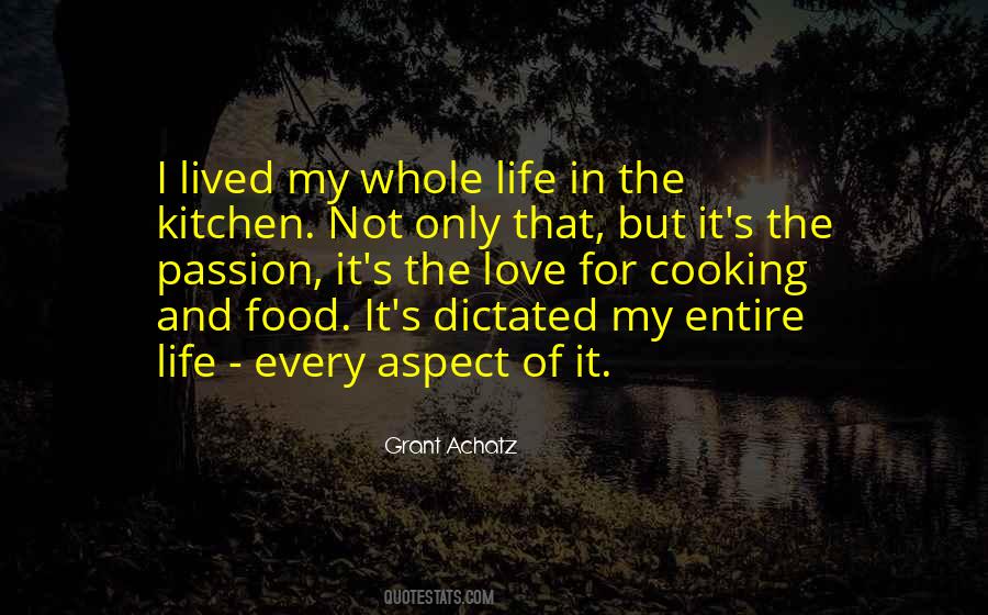 Love Of Cooking Quotes #1103009