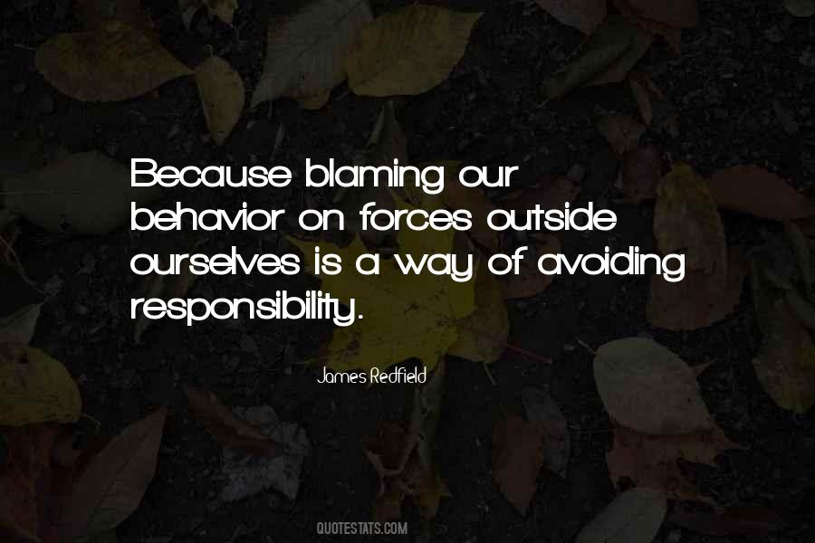 Quotes About Avoiding Responsibility #61857