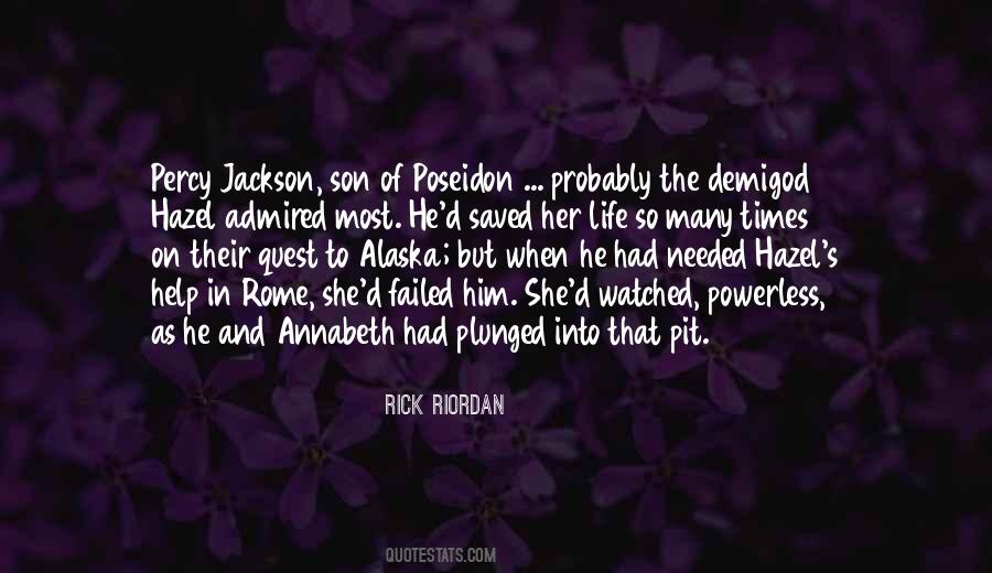 Annabeth Percy Jackson Quotes #55941