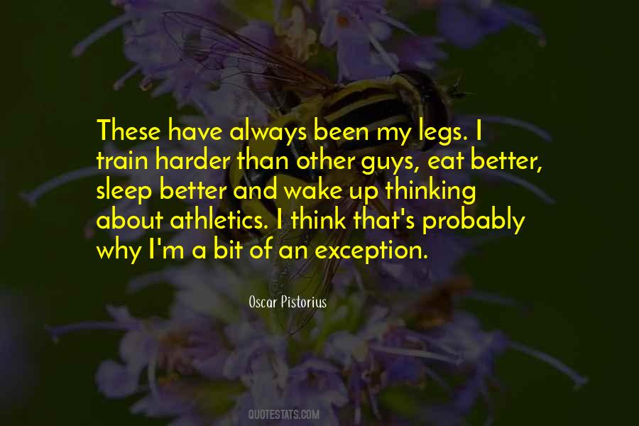 Quotes About Athletics #845388
