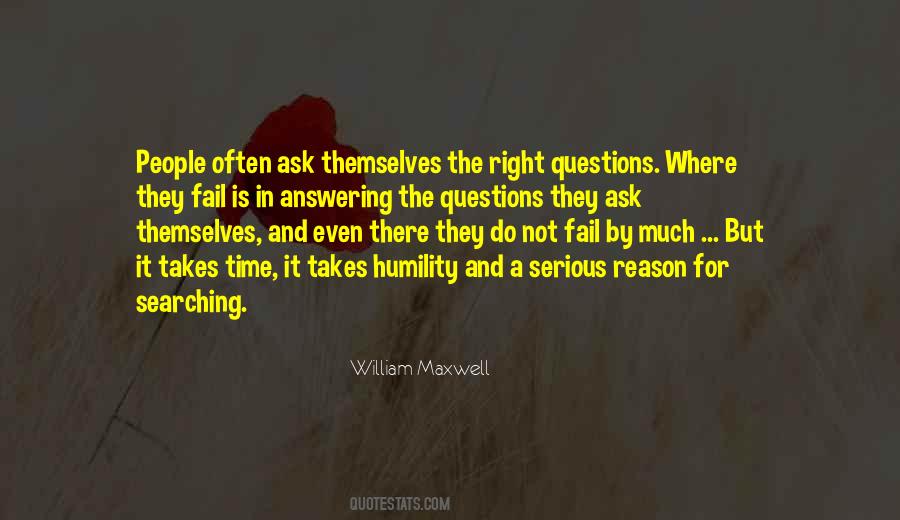 Quotes About Answering Questions #972338