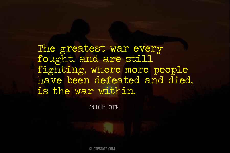 War Within Quotes #1439699
