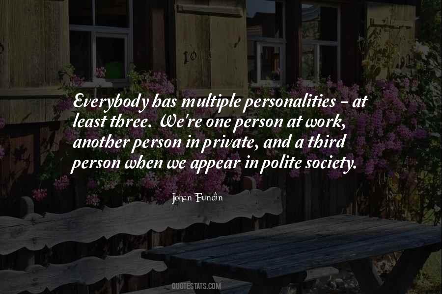 Quotes About Polite Person #777752