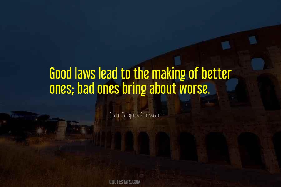 Bad Laws Quotes #156800