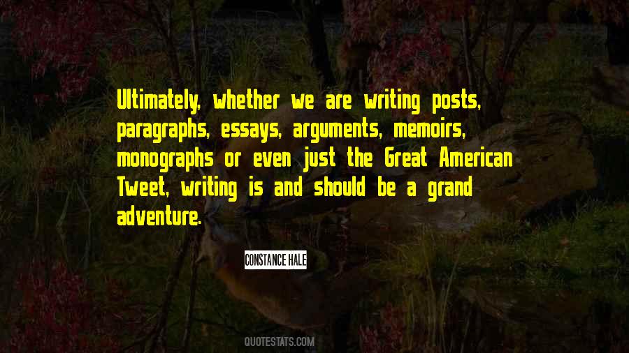 Quotes About Writing Essays #874344
