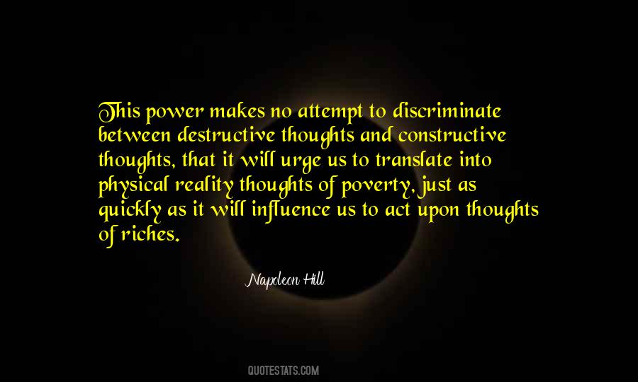 Quotes About Destructive Power #1343669