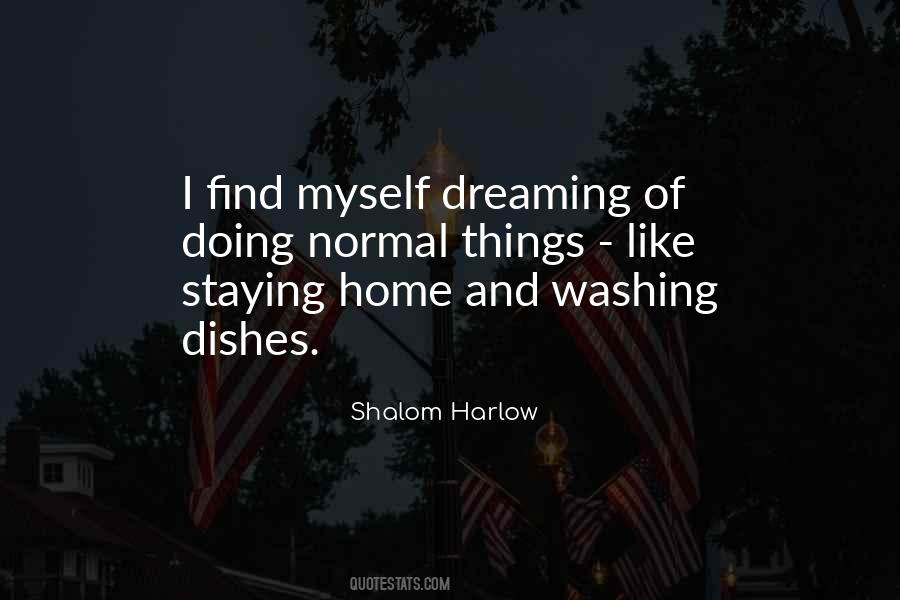 Quotes About Washing Dishes #1639247