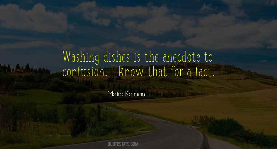Quotes About Washing Dishes #226972