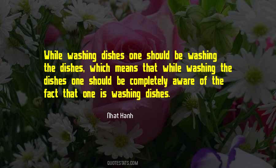 Quotes About Washing Dishes #327430