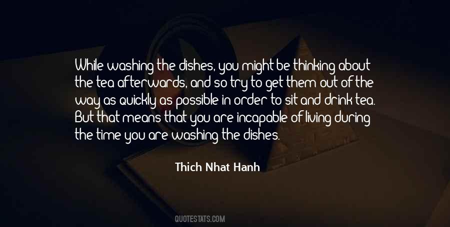 Quotes About Washing Dishes #375273