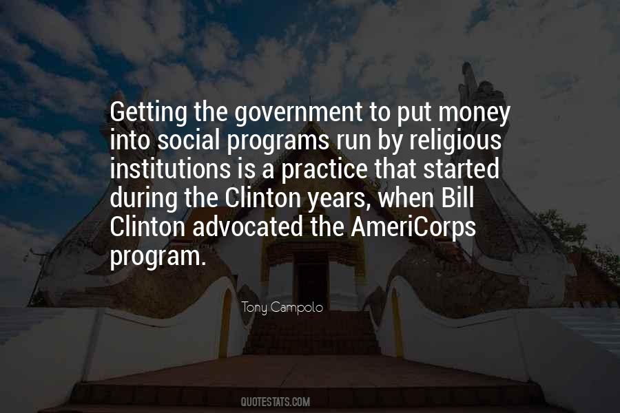 Quotes About Government Programs #1316684