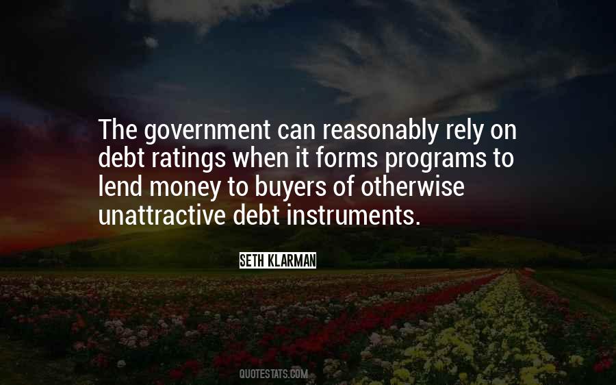 Quotes About Government Programs #1442894