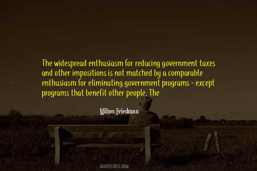 Quotes About Government Programs #1692613