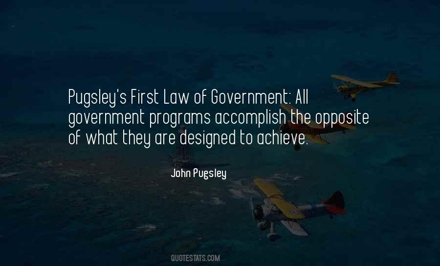 Quotes About Government Programs #63666