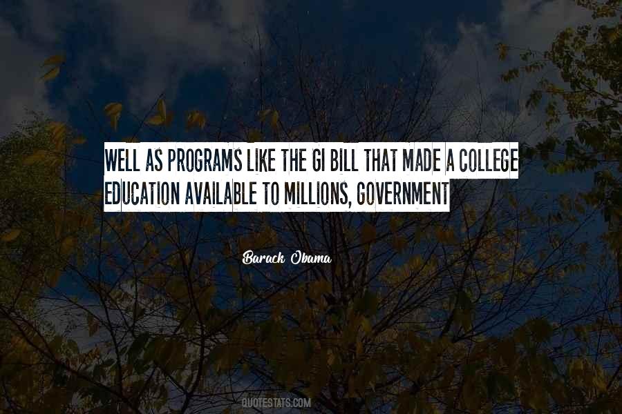 Quotes About Government Programs #870782