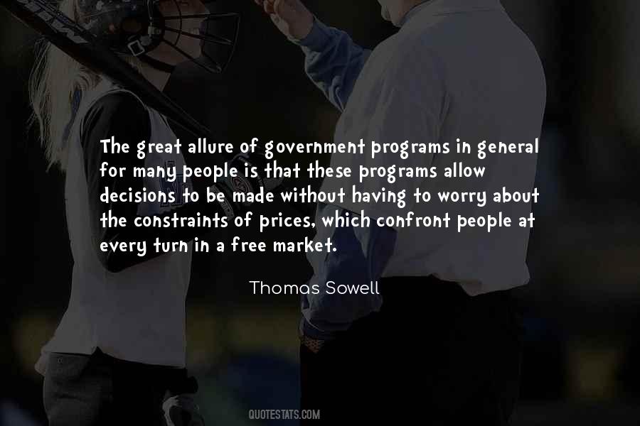 Quotes About Government Programs #963588