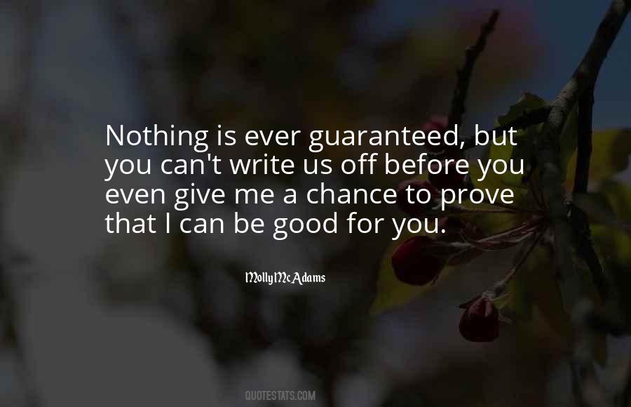 Love Guaranteed Quotes #52432