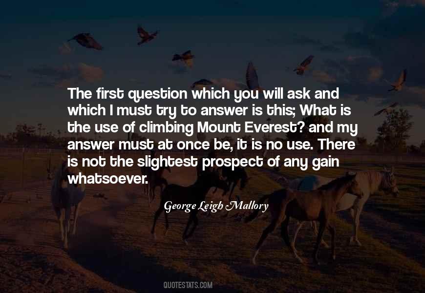 The Ask And The Answer Quotes #98422
