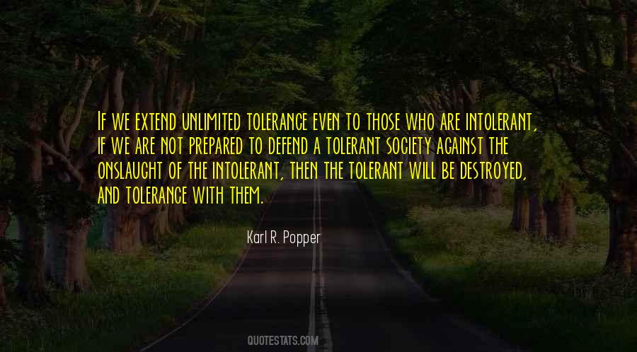 Quotes About Tolerance In Society #1267526