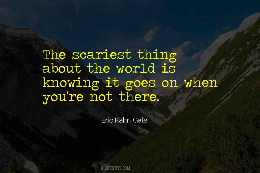 Quotes About Not Knowing Things #1044360