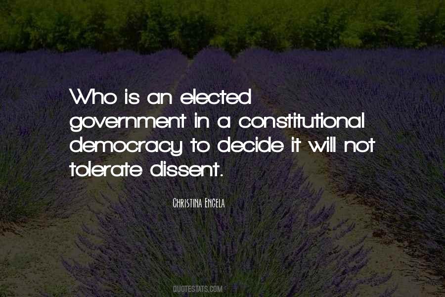 Quotes About Constitutional Government #1389733