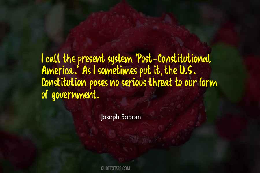 Quotes About Constitutional Government #1655636