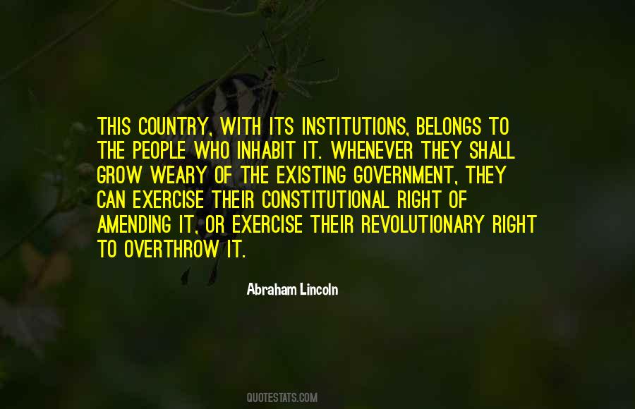 Quotes About Constitutional Government #452666